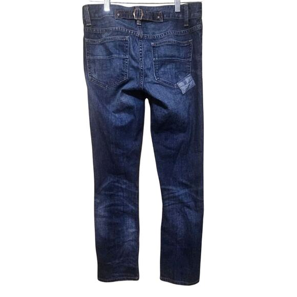 Gap 1969 Easy Straight Jeans Distressed Low Rise Women's Size 26/2 Casual - Picture 2 of 8